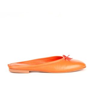 Ballerina in pelle color arancio P9RL5