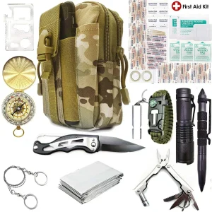 Kit di sopravvivenza con coltello multiuso